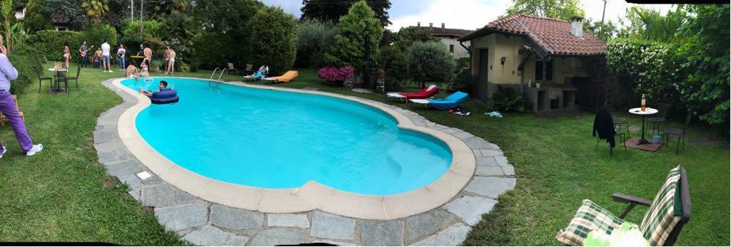 Bed and Breakfast Rainbow Relais Lesa Exterior foto